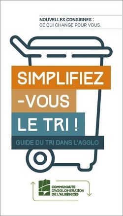 Guide du tri - Couverture
